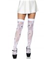 Sugar skull net thigh highs