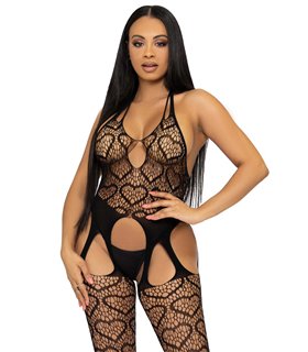 Seamless heart bodystocking