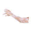 Opera length floral net gloves
