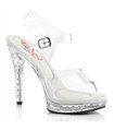 GLORY-508SDT High Heels Sandalette  - Klar | Fabulicious 
 SALE