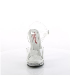 GLORY-508SDT High Heels Sandalette  - Klar | Fabulicious 
