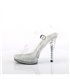 GLORY-508SDT High Heels Sandalette  - Klar | Fabulicious 
