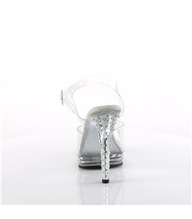 GLORY-508SDT High Heels Sandalette  - Klar | Fabulicious 
