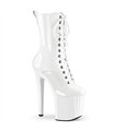 ENCHANT-1040 Plateau Stiefel - Weiß Lack | Pleaser SALE