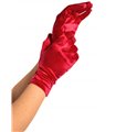 Wrist Length Satin Gloves