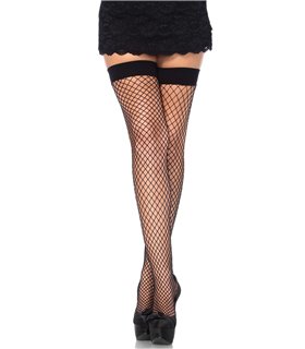 Fishnet Thigh Highs