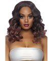 Curly ombre long bob wig