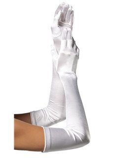 Extra Long Satin Gloves
