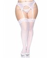 Sheer backseam stockings +