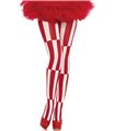 Optische Illusion Strumpfhose Schwarz/Weiß gestreift | Leg Avenue 