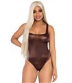 Metallic thong bodysuit