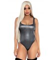 Metallic thong bodysuit