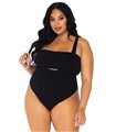 Bandeau & suspender bodysuit +