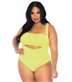 Bandeau & suspender bodysuit +