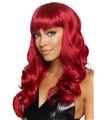 Rothaarige Langhaar Perücke mit Locken rot | Leg Avenue