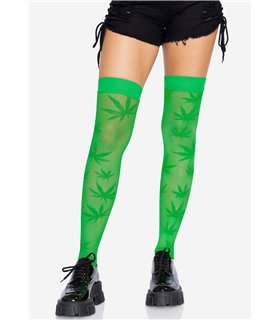 420 Net thigh highs