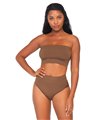 Seamless bandeau top brief