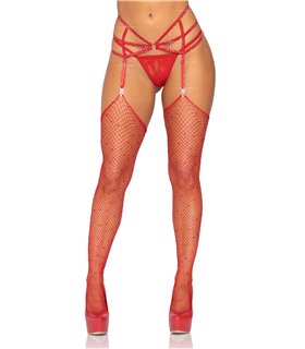 Rhinestone garterbelt