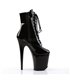 Plateau Stiefelette FLAMINGO-1020 - Lack Schwarz