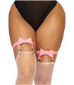 Vegan leather tigh high garter