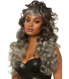 Long curly wispy bang wig Long curly wispy bang wig
