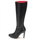 Michael Soul Donna - Classic stiletto boots in black matte