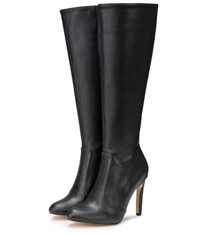 Michael Soul Donna - Classic stiletto boots in black matte