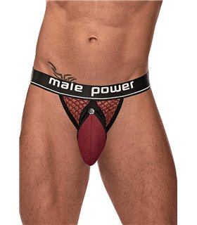 Tanga mit Ring für Herren - Schwarz