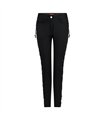 Aderlass Skinny Pants Laced Up Denim Schwarz