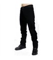 Nubuk Leder Hose Schwarz | Aderlass