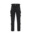 Aderlass Rivet Pants Washed Cotton Schwarz