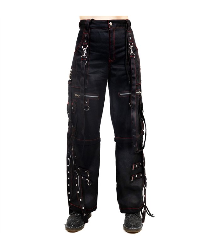 Aderlass Rave Pants Schwarz Rot