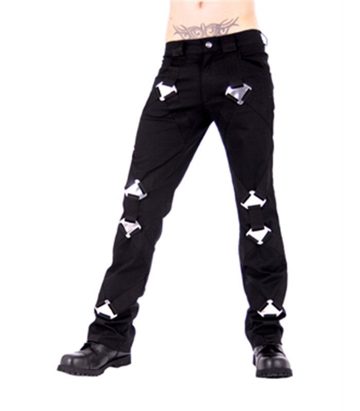 Aderlass Metal Pants Denim Schwarz