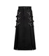 Aderlass Belt Skirt Denim Schwarz