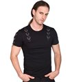 Battle Shirt Kurzärmeliges Jersey-Shirt  Schwarz | Aderlass