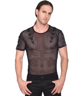Aderlass Battle Shirt Net Schwarz