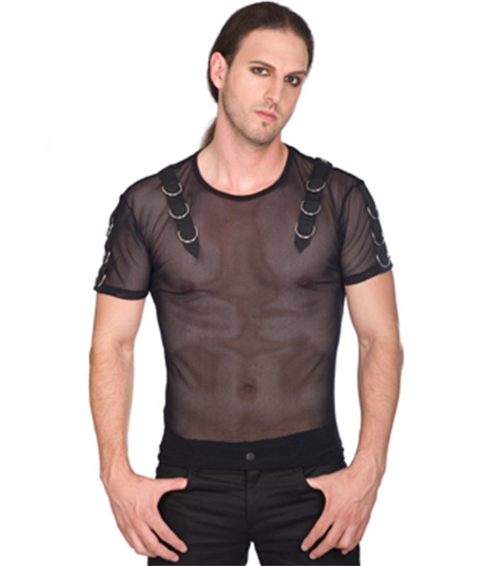 Aderlass Battle Shirt Net Schwarz