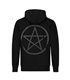 Aderlass Hoodie Pentagram Black/Black