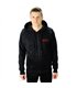 Aderlass Zip Hoodie Kapuzen-Jacke Schwarz