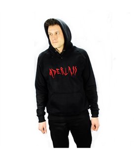 Aderlass Hoodie Kapuzen-Pullover Schwarz