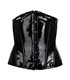Aderlass Underbust Corset Shiny PVC Schwarz