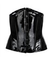 Aderlass Underbust Corset Shiny PVC Schwarz