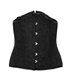 Aderlass Underbust Corset Brocade Schwarz