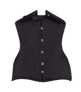 Aderlass Underbust Corset Satin Schwarz