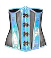 Aderlass Underbust Corset Holo Blue-Purple