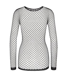Aderlass Fishnet Top Longsleeve XS-3XL Schwarz