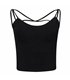 Aderlass Witch Spaghetti Top Schwarz