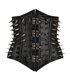 Aderlass Underbust Corset Spike Leather Schwarz