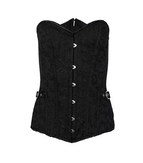 Aderlass Corset Brocade Schwarz