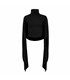 Aderlass Witch Crop Cape Schwarz